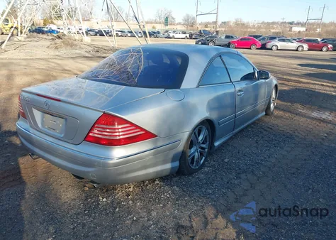 2005 Mercedes-Benz Cl 500 z USA, uszkodzony, nr VIN WDBPJ75J45A046243